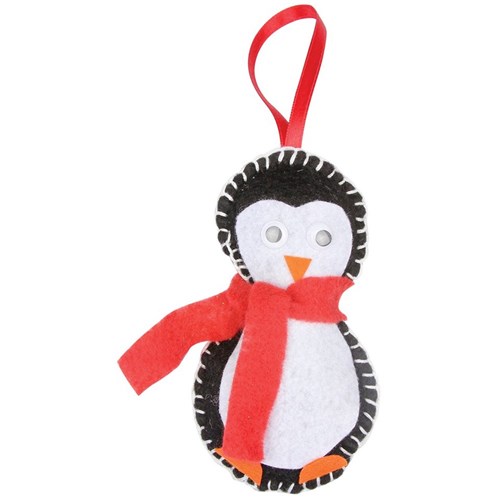 Felt Penguin Ornament