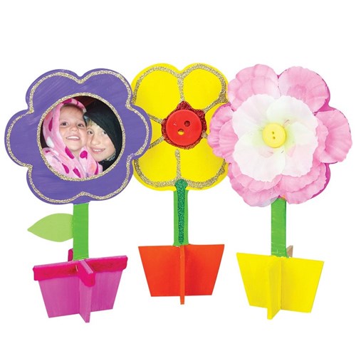 3D Wooden Spring Flowers