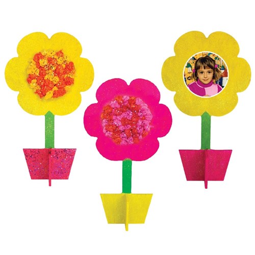 3D Wooden Spring Flowers