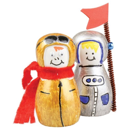 Pilot & Astronaut Porcelain Characters