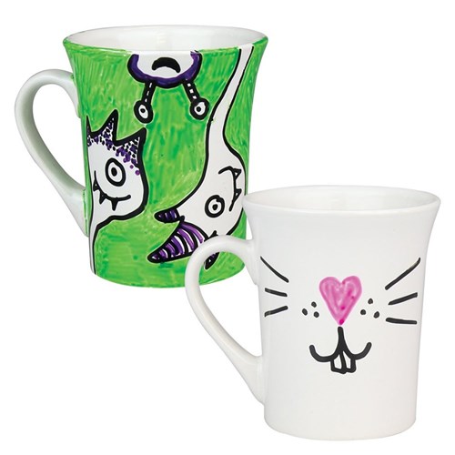 Porcelain Mug Decoration