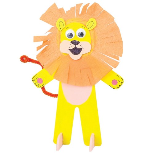 3D Wooden Lion