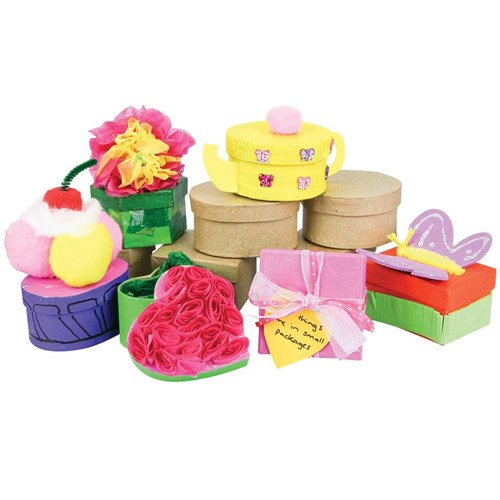 Pretty Papier Mache Gift Boxes