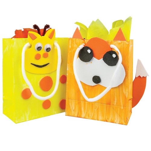 Fox and Giraffe Gloss Paper Gift Bags