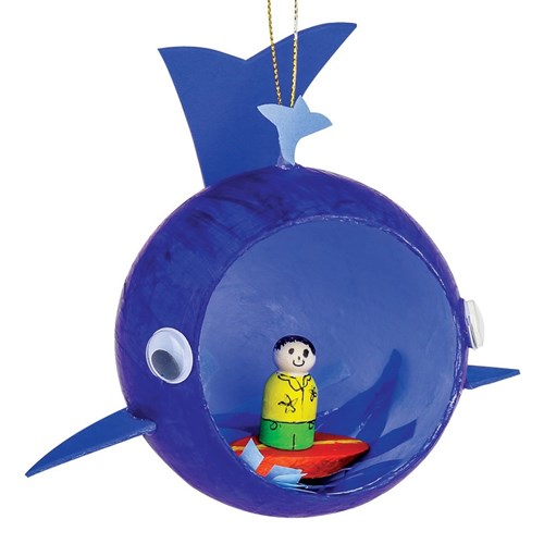 Whale Bauble Diorama