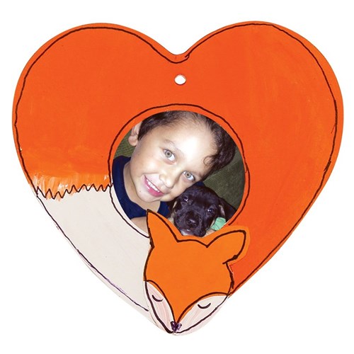 Heart-Shaped Fox Frame