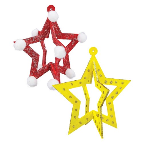 Christmas 3D Wooden Cutout Star