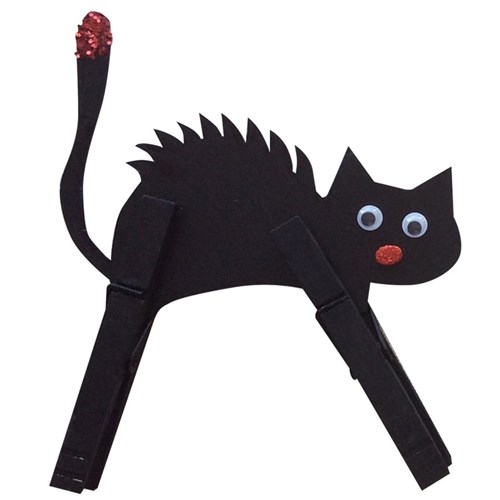 Halloween Black Scaredy Cats