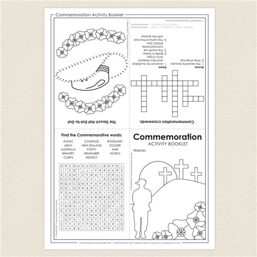 Commemoration Activity Booklet