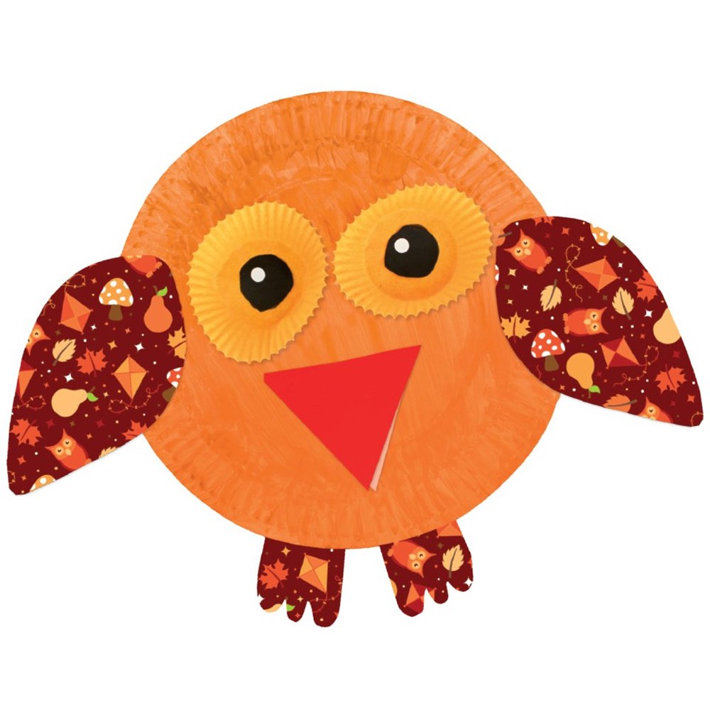 Paper Plate Owl Paper & Card CleverPatch Art & Craft Supplies