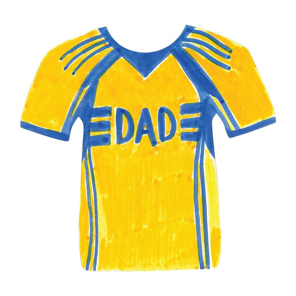 Father's Day Jersey Father's Day CleverPatch Art & Craft Supplies